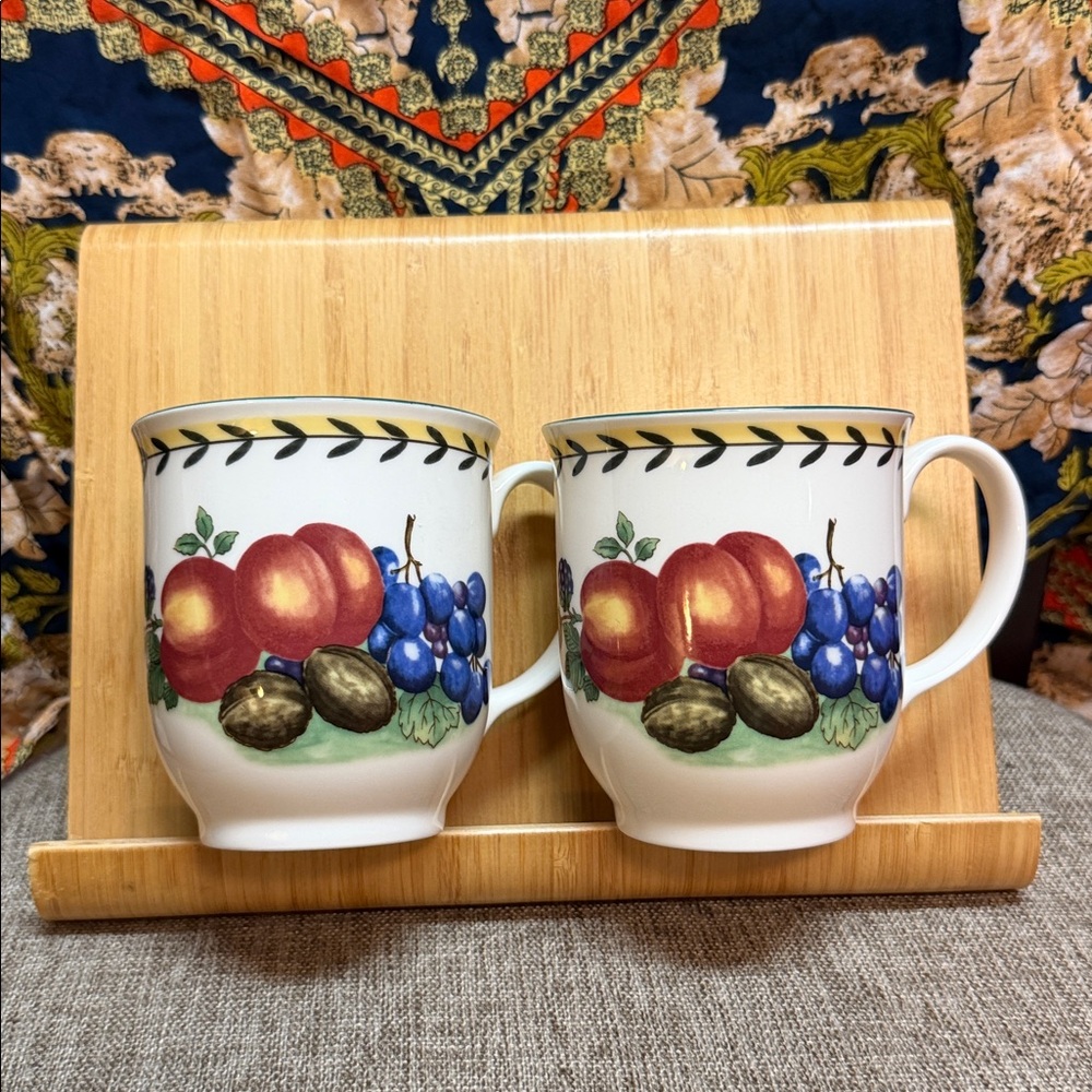 Villeroy & Boch Elegant White and Green Cup